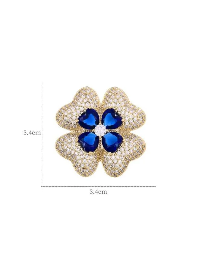 Rovaux Flower Brooch